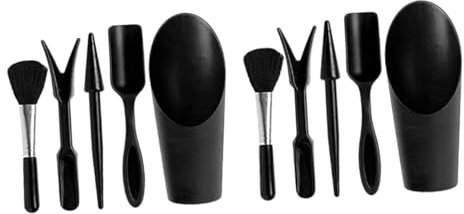 YARNOW 2 Sätze Saftiges Werkzeugset gartenwerkzeug Gardening Tools Gartengeräte-Set Pflanzset gartengeschenke saftige Werkzeuge Spender Gartenschaufeln Gartenschaufel Werkzeug Nylon Black