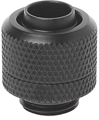 Luyismer Confezione da 1 raccordo a compressione G1/4 per tubo morbido ID 2 da 3/8 per raffreddamento ad acqua PC connettori per tubi morbidi per computer dissipatore di calore pin CPU