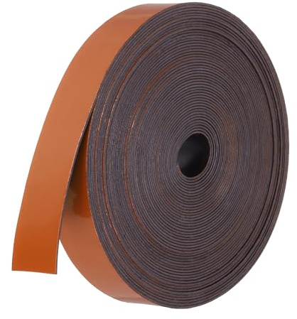 PATIKIL Bande Magnétique Adhésive 10m x 2cm Effaçable À Sec Orange | Ruban Magnétique Flexible, Étiquette Adhésive Magnétique Pour Bricolage Tableau Blanc, Aimants Pour Réfrigérateur
