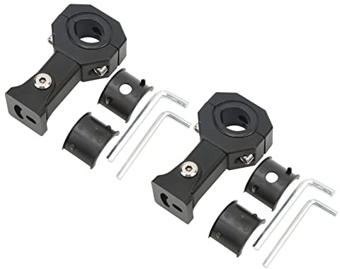 Pinces de phares de moto, supports de montage de projecteurs de moto, pinces de tube de lampe antibrouillard, kits de pinces de barre de phare pour motos, camions, tracteurs, SUV, ATV