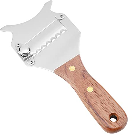 Adjustable Truffle Slicer Stainless Steel With Wooden Handle