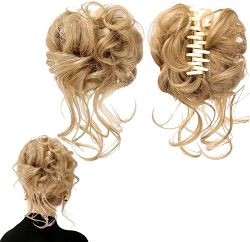 Hair Extensions Messy Bun Hair Piece Tousled Updo Hair Buns Hairpiece for Women Synthetic Donut Accessories Scrunchies 0219