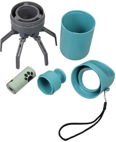 GLEAVI Kompakt Und Tragbare Hundekotschaufel Mit Beutelspender Für Einsatz Draußen Geeignet Für Kleine Mittelgroße Und Große Hunde