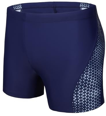 AMZSPORT Badbyxor herr korta simbyxor tajta vattensport badshorts