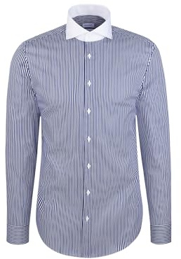 Seidensticker Regular Fit Langarm Business-Hemd Chemise, Bleu, 39 Hommes