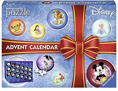 Ravensburger Italy 11676 Calendario dell'Avvento Disney Classic - Puzzle e Puzzle 3D