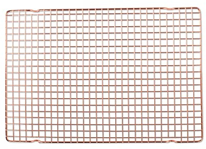 Nordic Ware Rectangular Cooling Grid, Rustproof Copper-Plated Wire Rack, Premium Baking Accessories to Cool Bakes