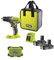Confezione RYOBI - Trapano e avvitatore R18DD2-220S - 18V One Plus - 2 batterie 2,0Ah - 1 caricabatterie - Valigetta ant