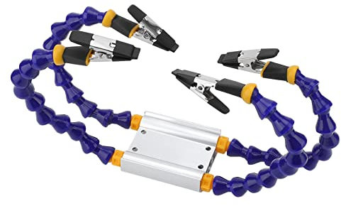 Dritte Hand Lötwerkzeug, Löten Helfende Hände ABS Flexible Mehrarm-Schweißvorrichtung Schweißhilfen Aluminiumlegierungsbasis Drittens Lötstationen (4 STÜCK)