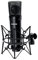 SUUNTOK XLR Microphone, Professional Condenser Microphone with 34mm Large Diaphragm, Cardioid Studio Recording Mic Computer Gaming PC TM87KB Mic Kit for Singing, Podcasting, YouTube (Black)