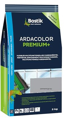 Bostik 30613456 Ardacolor Premium + Mortier à joints gris ciment
