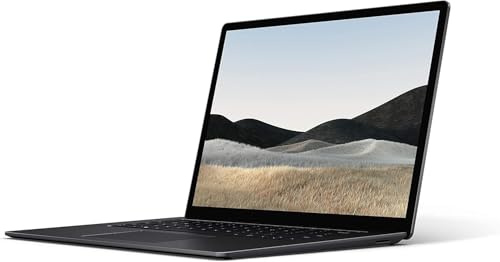 2021 Microsoft Surface Laptop 4 mit Intel Core i7-1185G7 (13,5-zoll, 16GB RAM, 256GB SSD) (QWERTY Englisch) Schwarz (Generalüberholt)