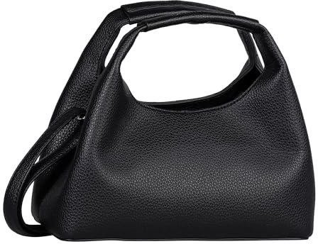 TOM TAILOR Denim Leana Damen Umhängetasche Crossbody Bag Mittelgroß Schwarz