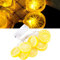 Zitronen Lichterkette, 1.5m Led Lichterkette Wasserdicht Weihnachtslampe Zitronenlicht Party Dekoration (Batterien nicht im) (Gelb)
