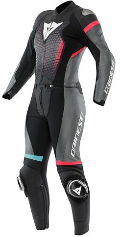 Dainese zweiteiler Lederkombi Fulminea Lady 2PC Damen Motorradanzug Motorradkombi, 46