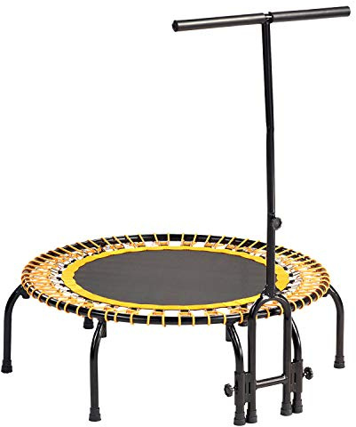 Kangui - Mini Trampoline Fitness FitBodi Ø100 - Qualité Pro - Certifié par Le CRITT Orange