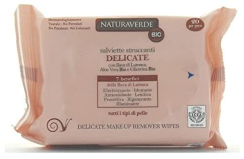 Natura Verde NV BIO BAVA DI LUMACA SALVIETTE STRUCCANTI-IDRATANTI X20pz