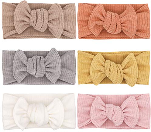 UeeSum Baby Girls Headbands with Bows Infant Toddler Headwrap Hair Accessories