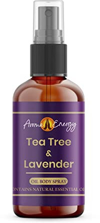 Lavender & Tea Tree Oil Body Spray – 100ml - Natural essential oils, skin care friendly