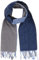 Minicloss Schal Herren Herbst Winter Blau Halstuch Herren Schöner Weicher Gemischt Schal Warm Plaid Schals Nackenschutz Halsumfang Winter Lange Schals für Männer,Checker-Farbabstimmung,180 × 35cm
