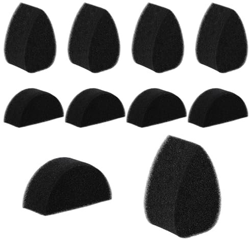 Set di 10 spugne per il trucco ad alta densità, spugna per pittura del corpo, petalo, accessorio per il trucco, a mezzaluna, goccioline, per adulti, Halloween, pittura del corpo di Natale