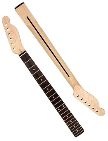 Gitarrhals DIY Ersättning 21 Fret 22 Fret Maple Neck Rosewood Gripbräda För TL Elgitarr(21 Fret)