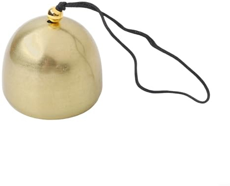 El colgante de campana de aleación para puerta crea campanillas de viento únicas con esta elegante decoración de metal (cuerda negra)