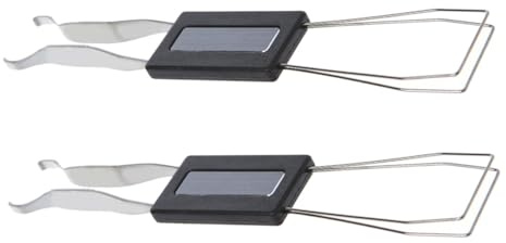 ROMISBABA 2 Piezas Extractor de Teclas Mecánico para Teclado Herramienta Duradera de Metal Abs y PVC para Limpieza Teclas Ordenadores