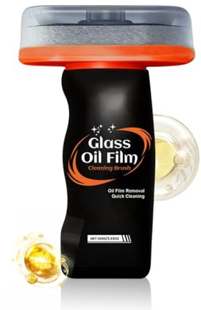 Riaisttd - Eliminador de película de , cerdas limpiadoras desmontables potentes, cepillo de limpieza para película de , para cuarto de baño, pintura de coche, azulejos de cocina, pintura