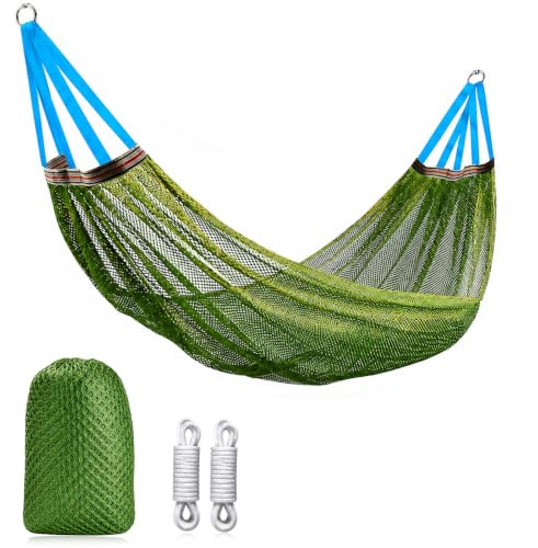 LIULINY 260 x 130cm Hamacas Colgantes Transpirable con Bolsa de Transporte