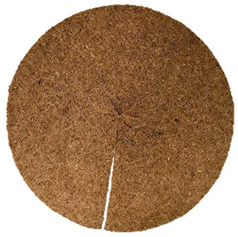 Mulchscheiben aus 100 % Kokos, 50er Pack, Durchmesser: 40 cm, ca. 0,7 cm dick, (EUR 2,85 je Stück), Matte geeignet als Unkrautschutz, Winterschutz, Pflanzenschutz, 100% biologisch abbaubar, nachhaltig