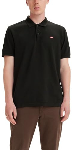 Levi's Housemark Polo, T-shirt Uomo, Mineral Black, S