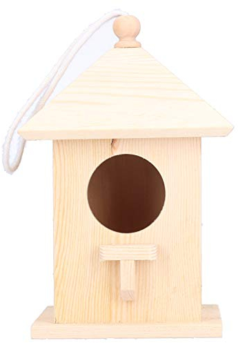 Vogelhaus zum Aufhängen, Meisenkasten Nistkästen für Vögel - Nistkasten - Vogelhaus Bausatz für Kinder zum Malen von Vogelnistkästen zum Aufhängen im Freien