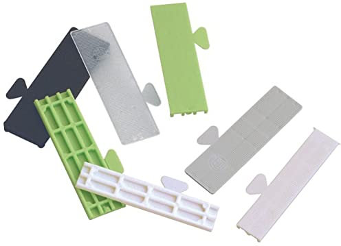 NOTRE SELECTION - Cale vitrage 30x80mm épaisseur 4mm vert 1000 pièces - D30804B