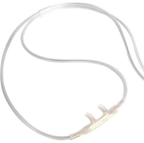 7Ft Salter Style Infant Oxygen Nasal Cannula with Safe 3-Channel Design, Standard Connector #16SOFT-INF
