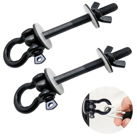 DyaMag Power Rack tillbehör med silikonpackningar för motståndsband. O-Ring fäste för Power Rack Squat-ställ. Bandpinnar för 0,00–3 tum kraftställ (2-pack)