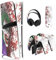 PlayVital Full Set Skin Sticker für ps5 Pro Konsole Digital & Disc Edition, Vinyl Aufkleber Schutzfolie Zubehör für ps5 Pro Controller & Headset & Ladestation & Fernbedienung-Clown Hahaha