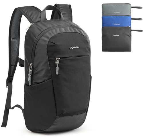 G4Free 20L Wanderrucksack Herren Kleiner Rucksack Damen Leichter Daypack Tagesrucksack Faltbarer Trekkingrucksack für Wandern Travel Camping Outdoor