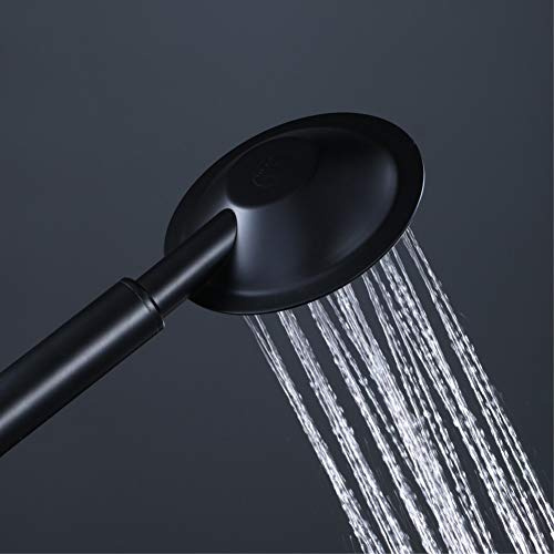 IXMLDAXD Ducha,. Cabezal de Ducha de baño LED de Mano, Cabezal de Ducha de Mano de Lluvia de Acero Inoxidable 304, duchas de Lluvia de baño Cepillado, rociador de Ahorro de Agua, Ducha de Mano