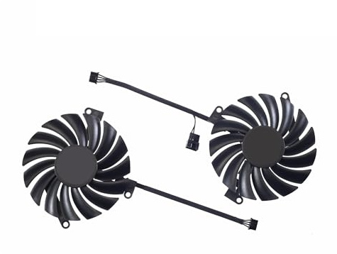 Ventilateur de Refroidissement for Carte Graphique 85 mm FSH9010B, Compatible avec PNY, GeForce, RTX 3060 et RTX 3060 Ti Verto