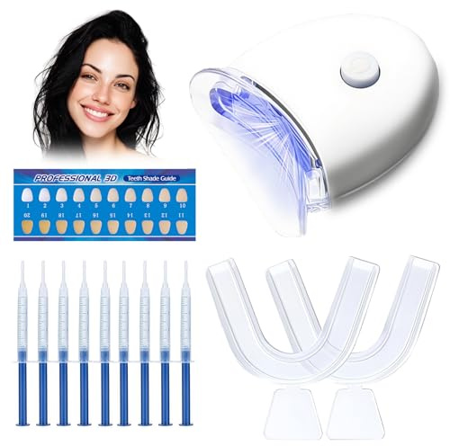 Kit Blanqueador Dental, Gel Suave blanqueador, Dientes Cuidado en casa, Efectiva Limpiar los dientes, Rápido Teeth whitening, Para el uso diario de Hombres y Mujeres