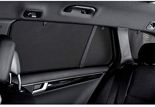 Satz Car Shades kompatibel mit Mercedes GLC (X253) 2015-2022 (6-teilig) Passgenaue Sonnenschutzblenden