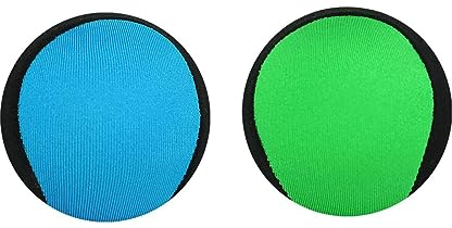 MAKFORT 2 Pcs Balle rebondissante d'eau de pour la Piscine et la mer Jeu de Sports Aquatiques d'amusement pour Adolescents Adultes la Famille et Les Amis (Bleu + Vert)