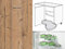 Premium-Ambiente AAERE0098 Unterschrank Eckschrank Lemans 1-türig 100cm breit EURODEKOR® (Anschlag Links, 28 Bramberg Fichte)