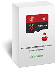 Sonicon Preloaded RetroPie Emulator MicroSD Card w/DC/PS1/NES/SNES/Sega/GB/Atari/Arcade/N64 for Raspberry Pi3/3B+/4/4B+/400 (64GB, for Raspberry Pi4, 4B+, 400)