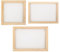 Hayaww 3 Pcs Papermaking Hand Molds,Wooden Screen Printing Frame Paper Making Frame Paper Making Steve Wood Paper Making Screen Kit Paper Wood Making Mould,3 GrößEn,Kids Teens Teaching Paper Making