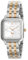 RADLEY Womens Two Tone Silver & Rose Gold Plated Stainless Steel 5-Link Bracelet Square Watch