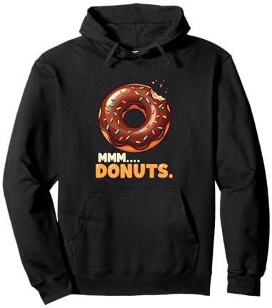 Donut glacé au chocolat avec saupoudres Sweat à Capuche