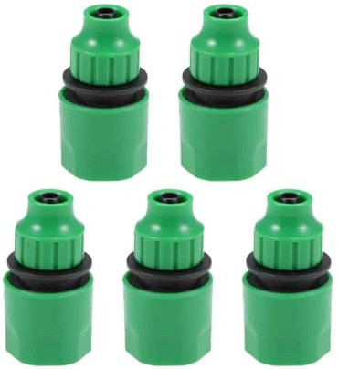 Lot de 5 adaptateurs de tuyau à raccord rapide de 8 mm de diamètre intérieur pour système d'irrigation de jardin