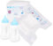 ifundom 1 Satz Puppenzubehör Puppenflasche Puppen zubehör Babyflaschen-Spielzeug-Set babywindeln Spielzeugzubehör Puppenmilchflaschen Puppenhaus Spielzeug Miniaturflaschen Plastik